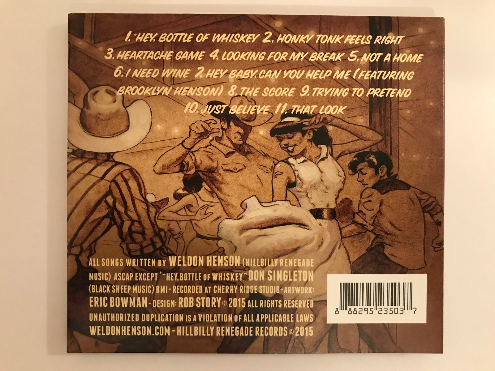 Honky Tonk Frontier - CD | Weldon Henson Store